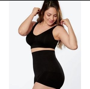 NWT womens Empetur high waisted shaper boy short black size XXXXL